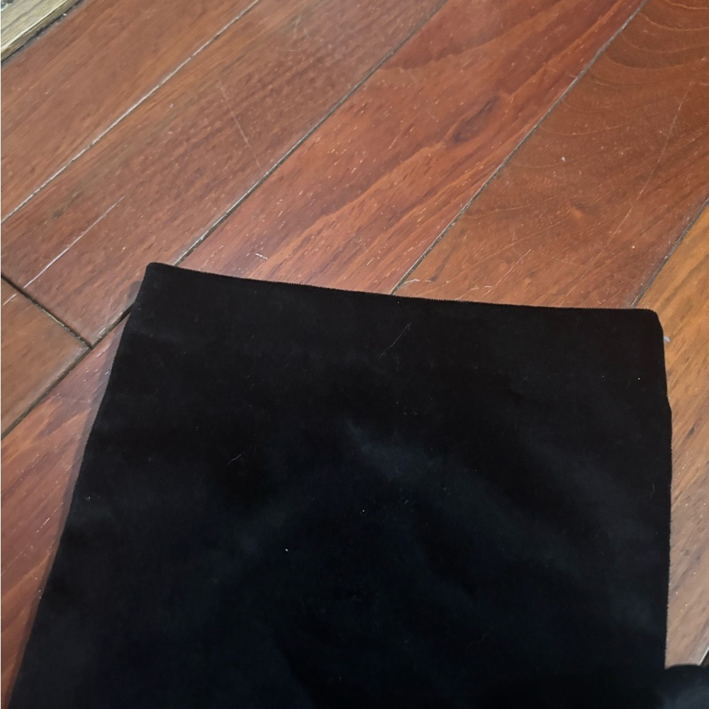 Tuckernuck Black Velvet Deja Pant Small Wide Leg Neutral High Rise - Picture 6 of 6